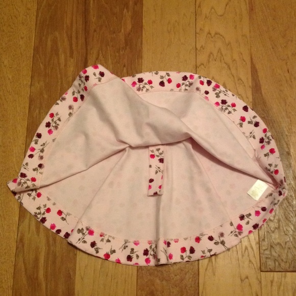 KATE SPADE NWT SKIRT GIRLS TOSSED ROSE CIRCLE sz4 - Picture 4 of 7